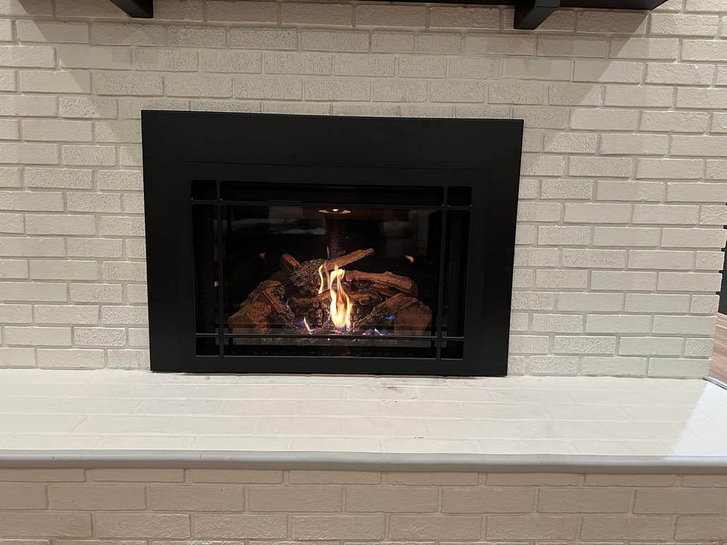 New Gas Fireplace Insert Installation McLean, VA (1) After Fireplace Remodeling and Fireplace Insert Installation in McLean Home