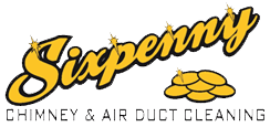six-penny sixpenny chimney sweeps logo