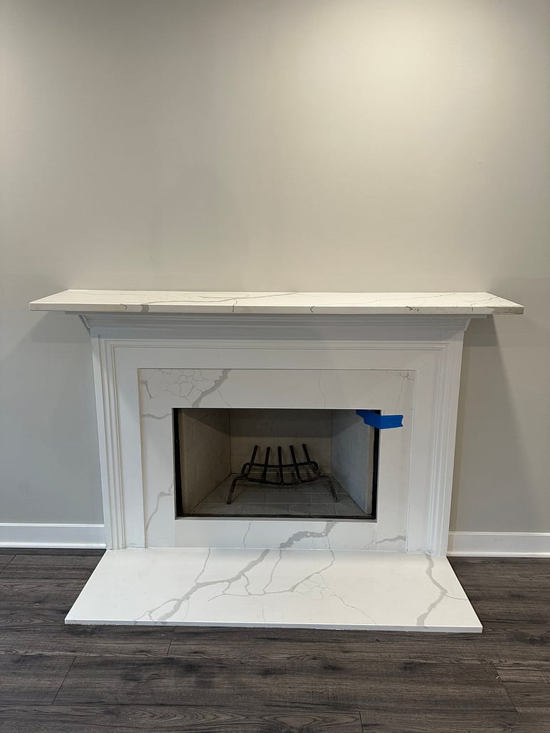 After Fireplace Remodeling of gas fireplace - Lake Ridge, VA